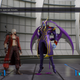 Leaning heavily towards Dante, despite his hideous face.